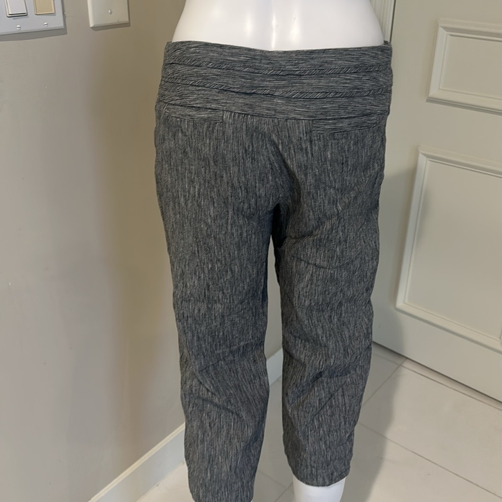 Gray Women's Cropped Pants low rise 2010s - Picture 3 of 4